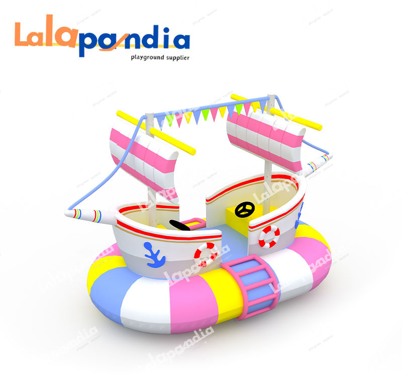 Indoor Playground Rotating Electric Equipment-Inflatable Rocking Boat